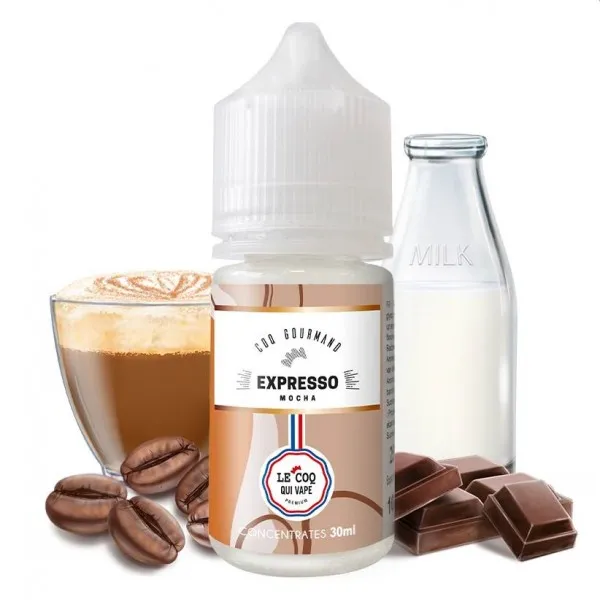 Arôme Concentré Expresso Mocha 30ml – Le Coq qui vape