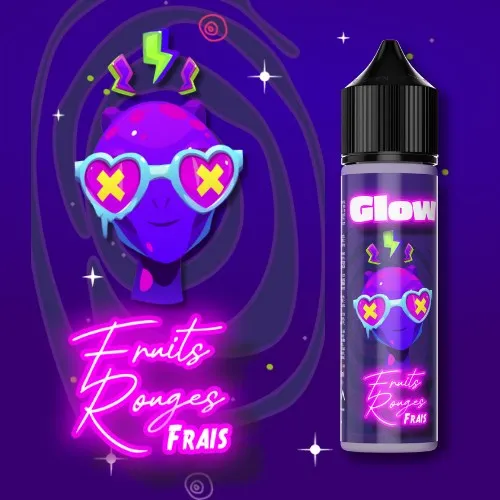 E-liquide Fruits Rouges Frais 50ml – Glow / Solana
